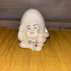 Allyson Nagel 1993 Fitzgerald Humpty Dumpty‎ Egg Vintage Signed The Wise One